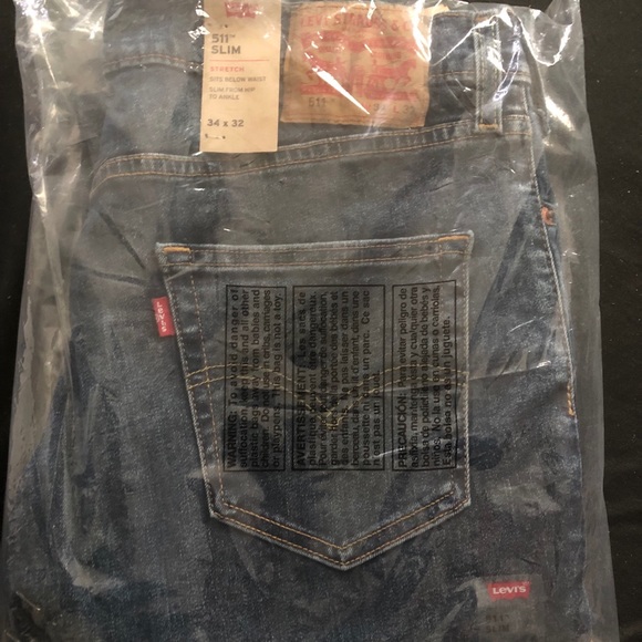 Levi’s 711 Blue denim pants - Picture 1 of 1